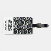 Suicide Squad | Joker Skull - Haha Gepäckanhänger (Rückseite horizontal)