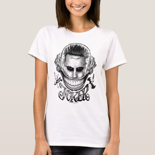 Suicide Squad | Joker Smile 2 T-Shirt (Vorderseite)