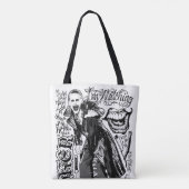 Suicide Squad Joker Typography Foto Tasche (Rückseite)