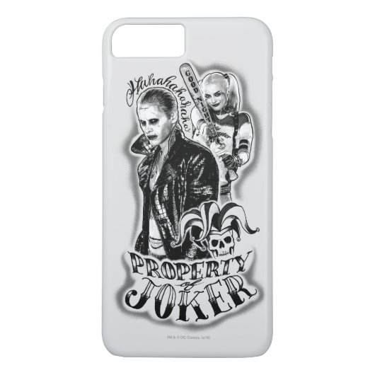Suicide Squad | Joker und Harley Airbrush Tattoo Case-Mate iPhone Hülle (Rückseite)