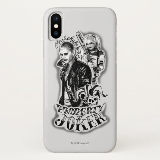 Suicide Squad | Joker und Harley Airbrush Tattoo Case-Mate iPhone Hülle (Rückseite)