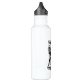 Suicide Squad | Joker und Harley Airbrush Tattoo Edelstahlflasche (Links)