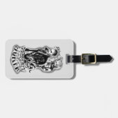 Suicide Squad | Joker und Harley Airbrush Tattoo Gepäckanhänger (Vorderseite horizontal)