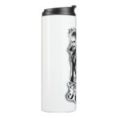 Suicide Squad | Joker und Harley Airbrush Tattoo Thermosbecher (Nach links gedreht)