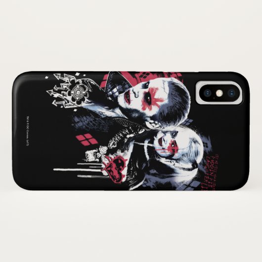 Suicide Squad | Joker und Harley Painted Graffiti Case-Mate iPhone Hülle (Rückseite (Horizontal))