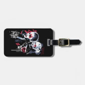 Suicide Squad | Joker und Harley Painted Graffiti Gepäckanhänger (Vorderseite horizontal)