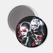 Suicide Squad | Joker und Harley Painted Graffiti Magnet (Vorderseite/Rückseite)