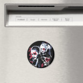 Suicide Squad | Joker und Harley Painted Graffiti Magnet (In Situ (Geschirrspüler))