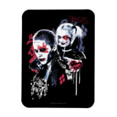 Suicide Squad | Joker und Harley Painted Graffiti Magnet (Vertikal)