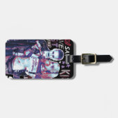 Suicide Squad | Joker und Harley Typografy Foto Gepäckanhänger (Vorderseite horizontal)