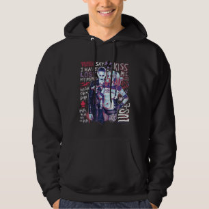 Suicide Squad Joker und Harley Typografy Foto Hoodie