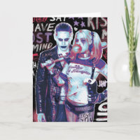 Suicide Squad | Joker und Harley Typografy Foto