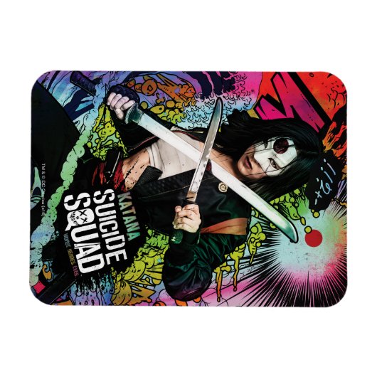 Suicide Squad | Katana Character Graffiti Magnet (Horizontal)