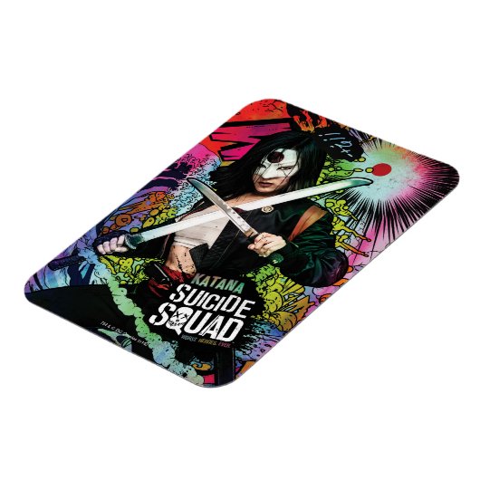Suicide Squad | Katana Character Graffiti Magnet (Linke Seite)
