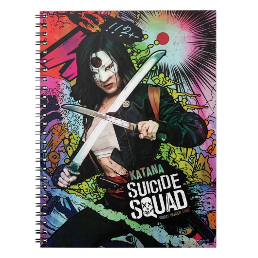 Suicide Squad | Katana Character Graffiti Notizblock (Vorderseite)