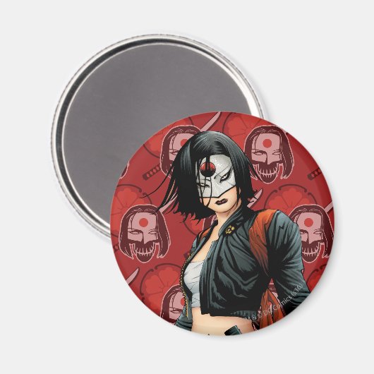 Suicide Squad | Katana Comic Buchkunst Magnet (Vorderseite/Rückseite)