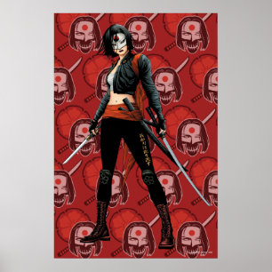 Suicide Squad   Katana Comic Buchkunst Poster