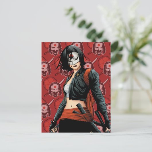 Suicide Squad | Katana Comic Buchkunst Postkarte (Stehend Vorderseite)