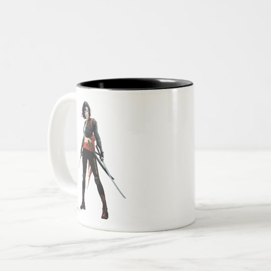 Suicide Squad | Katana Comic Buchkunst Zweifarbige Tasse (Vorderseite Links)