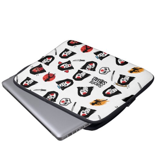 Suicide Squad | Katana Emoji Pattern Laptopschutzhülle (Vorne Knopf)