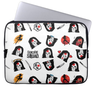 Suicide Squad Katana Emoji Pattern Laptopschutzhülle