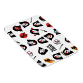 Suicide Squad | Katana Emoji Pattern Magnet (Rechte Seite)