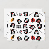 Suicide Squad | Katana Emoji Pattern Postkarte (Vorne/Hinten)