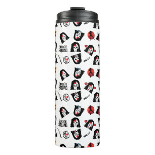 Suicide Squad   Katana Emoji Pattern Thermosbecher