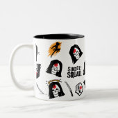 Suicide Squad | Katana Emoji Pattern Zweifarbige Tasse (Links)