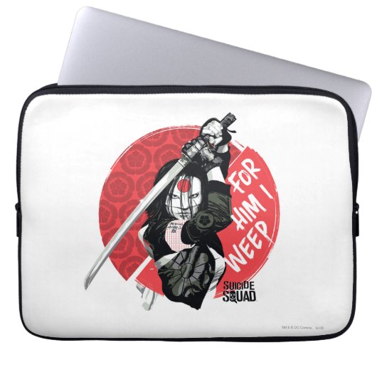 Suicide Squad | Katana "Für Ihm weine ich" Laptopschutzhülle (Vorderseite)