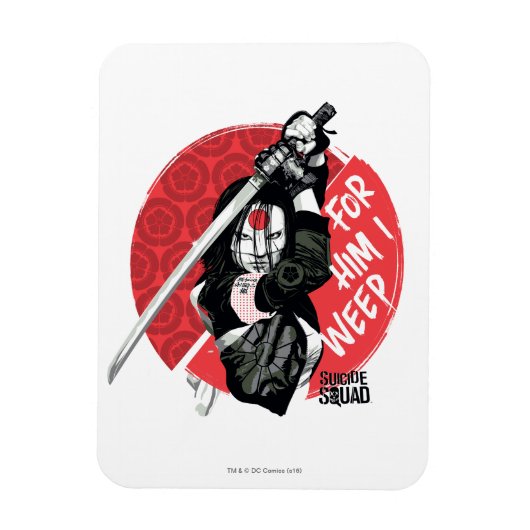 Suicide Squad | Katana "Für Ihm weine ich" Magnet (Vertikal)