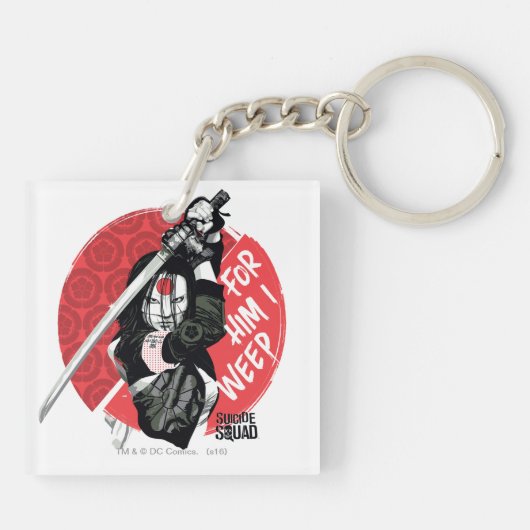 Suicide Squad | Katana "Für Ihm weine ich" Schlüsselanhänger (Rückseite)