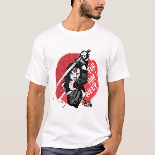 Suicide Squad | Katana "Für Ihm weine ich" T-Shirt (Vorderseite)