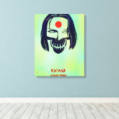 Suicide Squad | Katana Head Icon Leinwanddruck (Insitu (Holzboden))