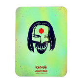 Suicide Squad | Katana Head Icon Magnet (Vertikal)