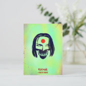 Suicide Squad | Katana Head Icon Postkarte (Stehend Vorderseite)