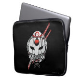 Suicide Squad | Katana Mask & Schwerter Tattoo Art Laptopschutzhülle (Vorderseite Links)