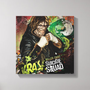 Suicide Squad Killer Croc Character Graffiti Leinwanddruck