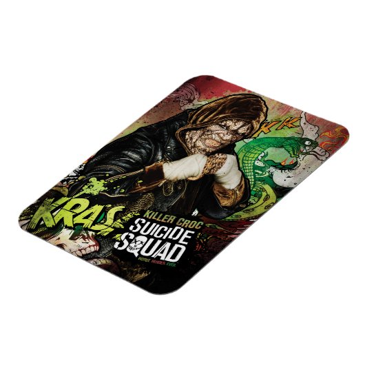 Suicide Squad | Killer Croc Character Graffiti Magnet (Linke Seite)
