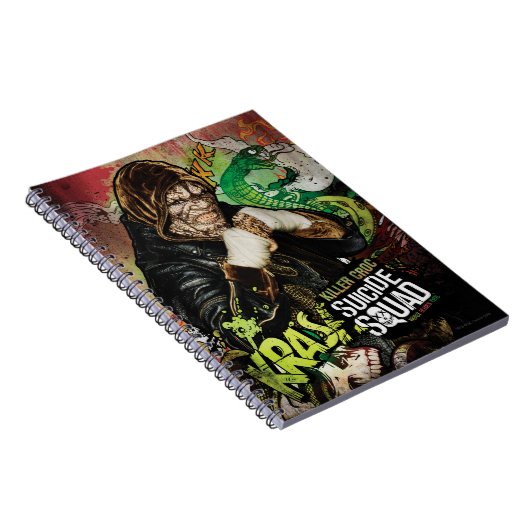 Suicide Squad | Killer Croc Character Graffiti Notizblock (Rechte Seite)