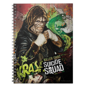 Suicide Squad   Killer Croc Character Graffiti Notizblock