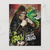 Suicide Squad | Killer Croc Character Graffiti Postkarte (Vorderseite)
