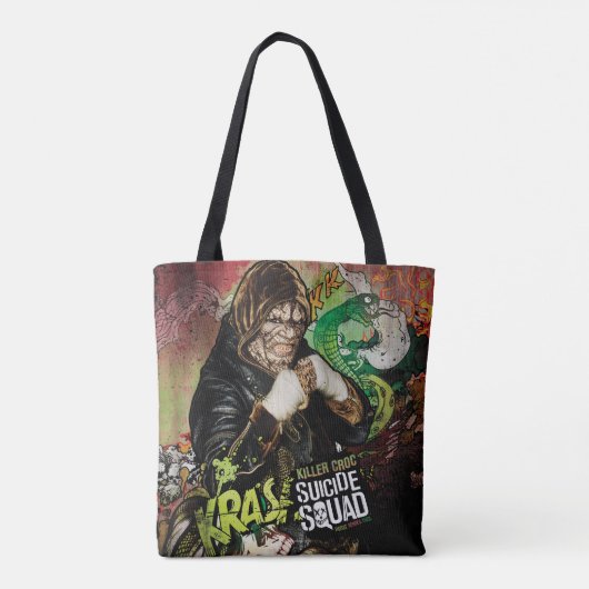Suicide Squad Killer | Croc Character Graffiti Tasche (Rückseite)