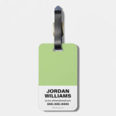 Suicide Squad | Killer Croc Emoji Pattern Gepäckanhänger (Rückseite vertikal)