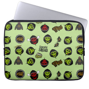 Suicide Squad Killer Croc Emoji Pattern Laptopschutzhülle