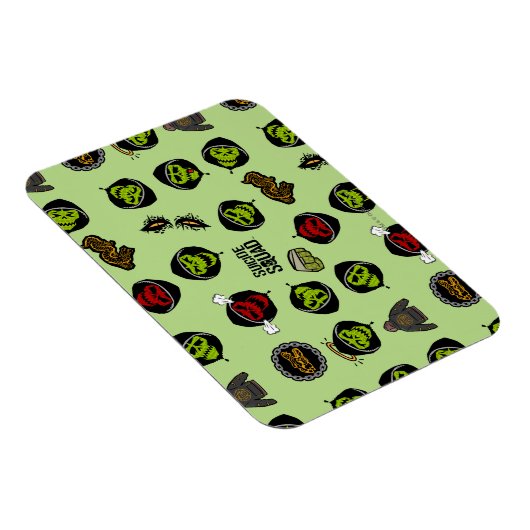 Suicide Squad | Killer Croc Emoji Pattern Magnet (Rechte Seite)