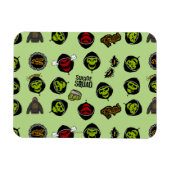 Suicide Squad | Killer Croc Emoji Pattern Magnet (Horizontal)