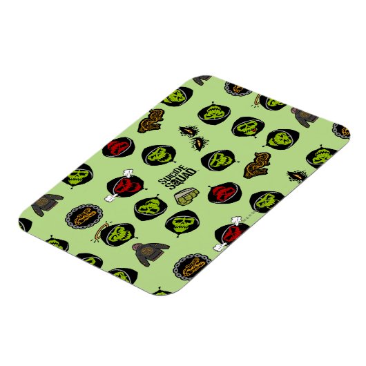 Suicide Squad | Killer Croc Emoji Pattern Magnet (Linke Seite)