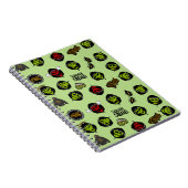 Suicide Squad | Killer Croc Emoji Pattern Notizblock (Rechte Seite)