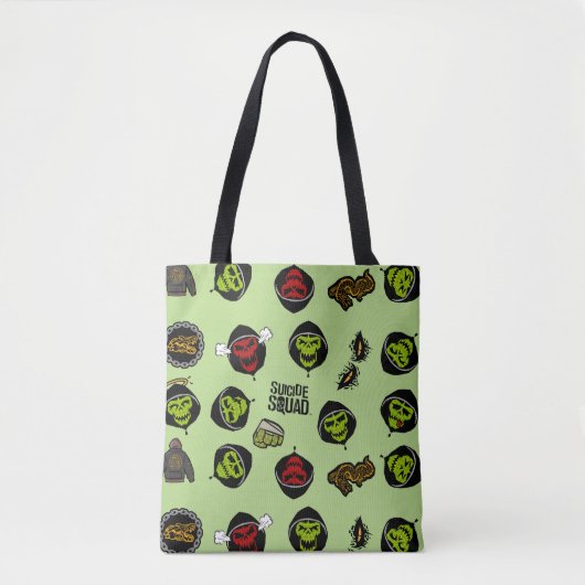 Suicide Squad | Killer Croc Emoji Pattern Tasche (Vorderseite)